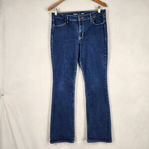 Old Navy Mid Rise Bootcut Denim Jeans Women's Size 10 Blue Stretch Casual Pants